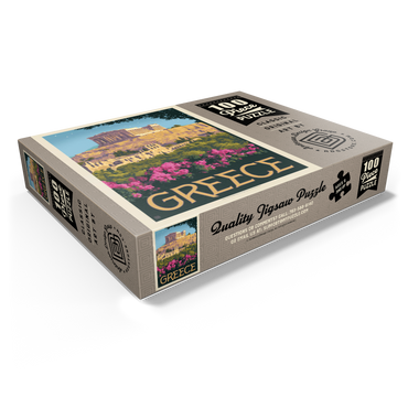 Greece: The Parthenon, Vintage Poster 100 Jigsaw Puzzle box view1