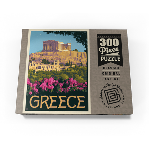 Greece: The Parthenon, Vintage Poster 300 Jigsaw Puzzle box view3