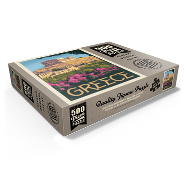 Greece: The Parthenon, Vintage Poster 500 Jigsaw Puzzle box view1
