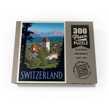 Switzerland, Vintage Travel Poster 300 Jigsaw Puzzle box view3