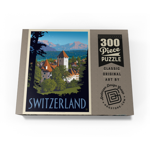 Switzerland, Vintage Travel Poster 300 Jigsaw Puzzle box view3