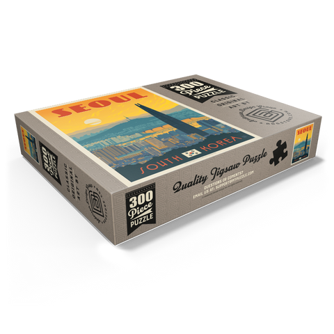 South Korea: Seoul, Vintage Poster 300 Jigsaw Puzzle box view1