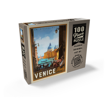 Italy, Venice: La Dolce Vita, Vintage Poster 100 Jigsaw Puzzle box view2