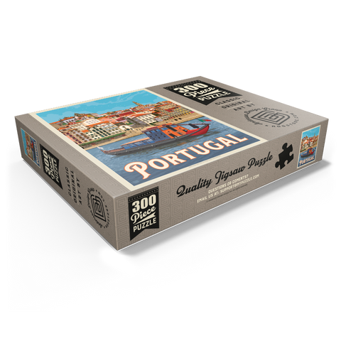 Portugal: Porto District, Vintage Poster 300 Jigsaw Puzzle box view1