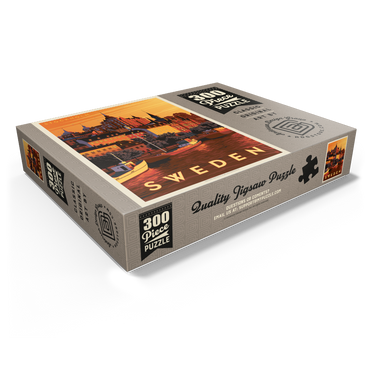 Sweden: Stockholm, Vintage Poster 300 Jigsaw Puzzle box view1