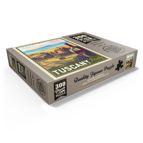 Italy, Tuscany: Terra Del Vino, Vintage Poster 300 Jigsaw Puzzle box view1
