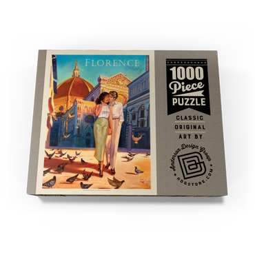 Italy: Florence Fling, Vintage Poster 1000 Jigsaw Puzzle box view3