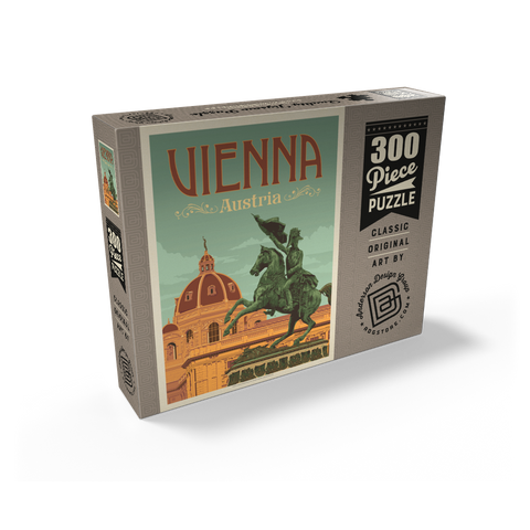 Austria: Vienna, Vintage Poster 300 Jigsaw Puzzle box view2