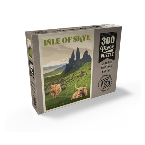 Scotland: Isle Of Skye, Vintage Poster 300 Jigsaw Puzzle box view2