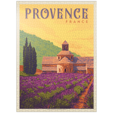 puzzleplate France: Provence, Vintage Poster 1000 Jigsaw Puzzle