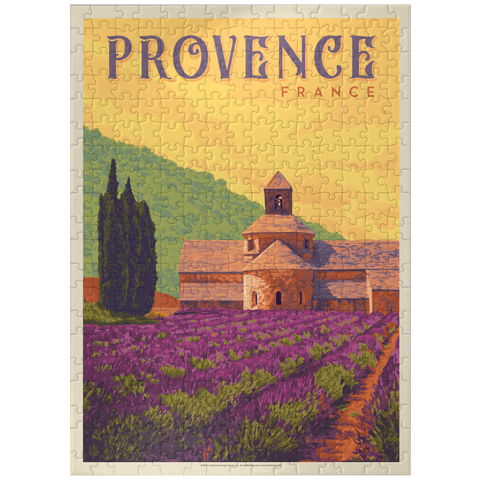 puzzleplate France: Provence, Vintage Poster 300 Jigsaw Puzzle