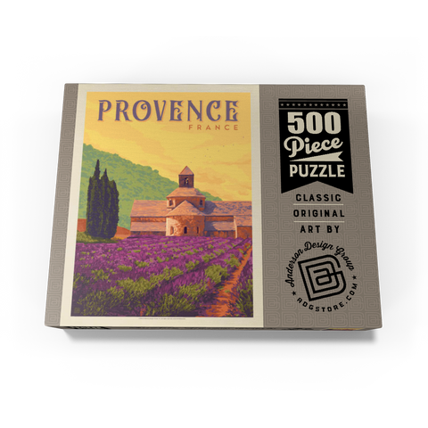 France: Provence, Vintage Poster 500 Jigsaw Puzzle box view3