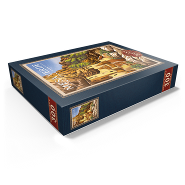 Mesa Verde National Park - Sunrise at Cliff Palace, Vintage Travel Poster 300 Jigsaw Puzzle box view1