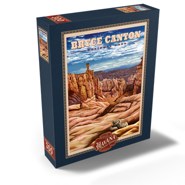 Bryce Canyon National Park - Pillars of Stone, Vintage Travel Poster 300 Jigsaw Puzzle box view2