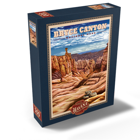 Bryce Canyon National Park - Pillars of Stone, Vintage Travel Poster 300 Jigsaw Puzzle box view2