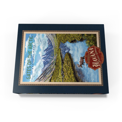 Gates of the Arctic National Park - The Arctic Whisper, Vintage Travel Poster 1000 Jigsaw Puzzle box view1