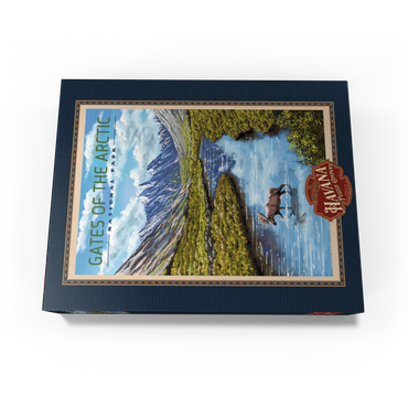 Gates of the Arctic National Park - The Arctic Whisper, Vintage Travel Poster 300 Jigsaw Puzzle box view3