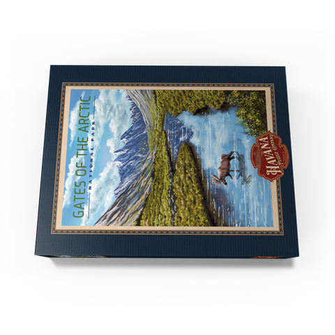 Gates of the Arctic National Park - The Arctic Whisper, Vintage Travel Poster 300 Jigsaw Puzzle box view3