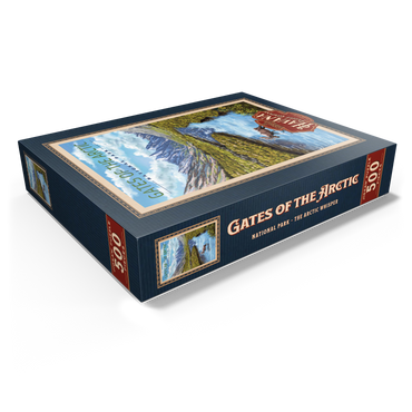 Gates of the Arctic National Park - The Arctic Whisper, Vintage Travel Poster 500 Jigsaw Puzzle box view1