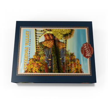 Cuyahoga Valley - Train Journey through Autumn, Vintage Travel Poster 300 Jigsaw Puzzle box view3