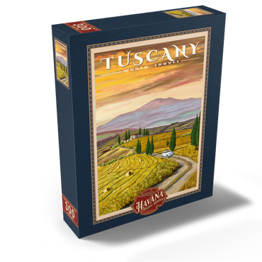 Tuscany - Val d'Orcia, Vintage Travel Poster 300 Jigsaw Puzzle box view2