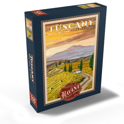 Tuscany - Val d'Orcia, Vintage Travel Poster 500 Jigsaw Puzzle box view1