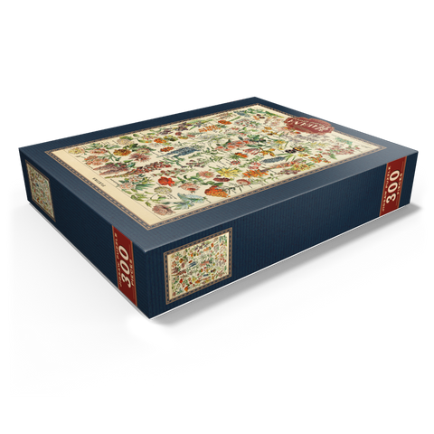 Fleurs - Flowers For All, Vintage Art Poster, Adolphe Millot 300 Jigsaw Puzzle box view1