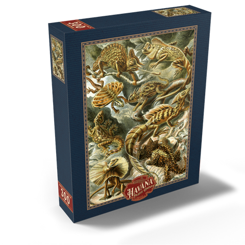 Lizard (Lacertilia) - Art Forms in Nature, Vintage Art Poster, Ernst Haeckel 300 Jigsaw Puzzle box view2