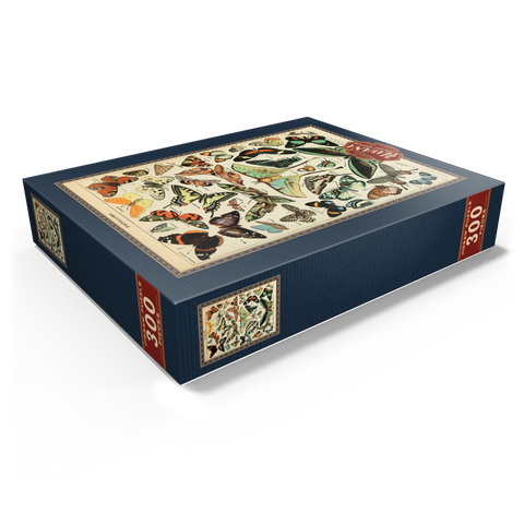 Papillons - Butterflies For All, Vintage Art Poster, Adolphe Millot 300 Jigsaw Puzzle box view1