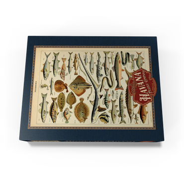 Fish For All, Vintage Art Poster, Adolphe Millot 1000 Jigsaw Puzzle box view1