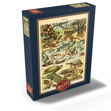 Reptiles For All, Vintage Art Poster, Adolphe Millot 300 Jigsaw Puzzle box view2