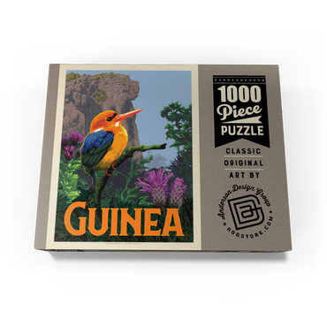 Guinea: A multi-faceted jewel of West Africa, Vintage Poster 1000 Jigsaw Puzzle box view3