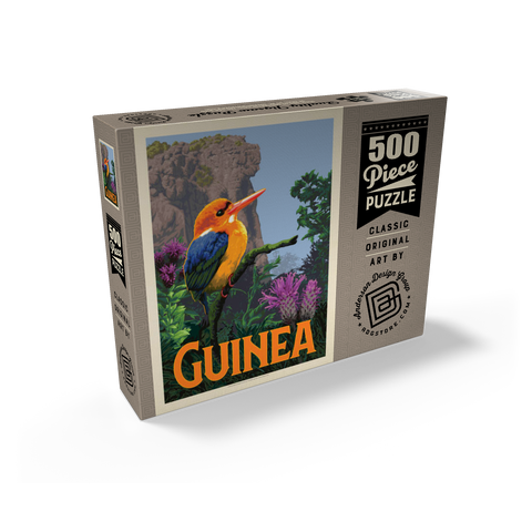 Guinea: A multi-faceted jewel of West Africa, Vintage Poster 500 Jigsaw Puzzle box view2