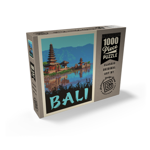 Bali: A Atunning Tropical Paradise, Vintage Poster 1000 Jigsaw Puzzle box view2