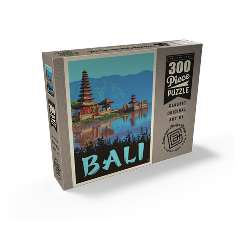 Bali: A Atunning Tropical Paradise, Vintage Poster 300 Jigsaw Puzzle box view2