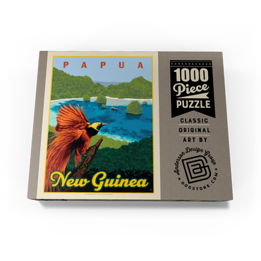 Papua New Guinea: A Paradise Of Biodiversity, Vintage Poster 1000 Jigsaw Puzzle box view3