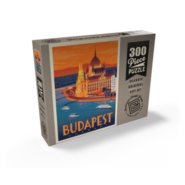 Hungary: Budapest, Vintage Poster 300 Jigsaw Puzzle box view2