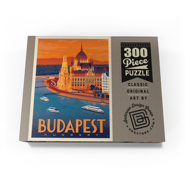 Hungary: Budapest, Vintage Poster 300 Jigsaw Puzzle box view3