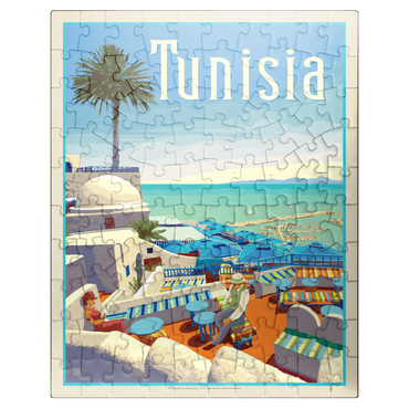 puzzleplate Tunisia: A Journey Through History And Beauty, Vintage Poster 100 Jigsaw Puzzle