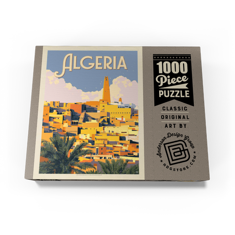 Algeria: Unforgettable North African Charm, Vintage Poster 1000 Jigsaw Puzzle box view3