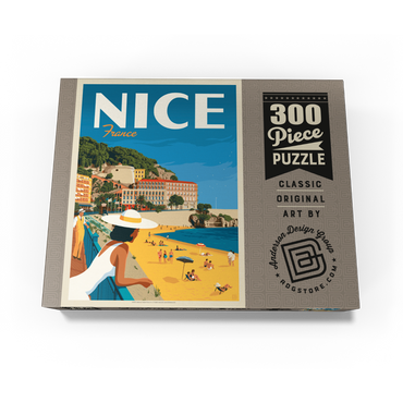 France: Nice, Vintage Poster 300 Jigsaw Puzzle box view3