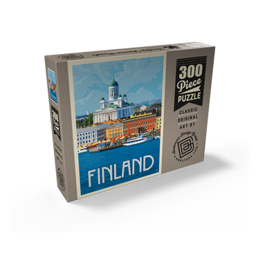 Finland: Helsinki, Vintage Poster 300 Jigsaw Puzzle box view2
