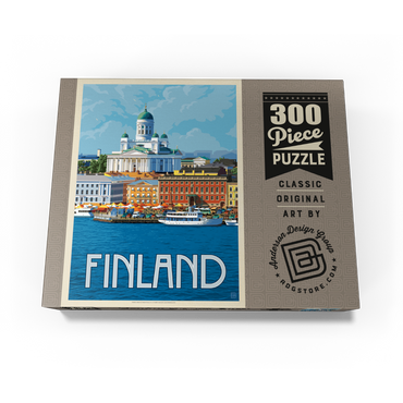Finland: Helsinki, Vintage Poster 300 Jigsaw Puzzle box view3