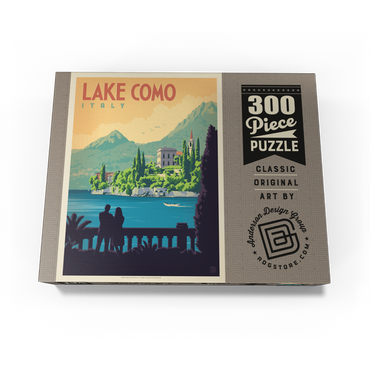Italy: Lake Como, Vintage Poster 300 Jigsaw Puzzle box view3