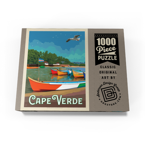Cape Verde: A Volcanic Archipelago, Vintage Poster 1000 Jigsaw Puzzle box view3