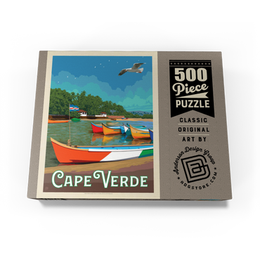 Cape Verde: A Volcanic Archipelago, Vintage Poster 500 Jigsaw Puzzle box view3