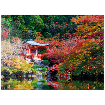 puzzleplate Daigoji Temple in fall, Kyoto, Japan 1000 Jigsaw Puzzle