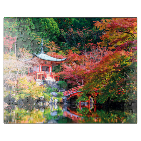 puzzleplate Daigoji Temple in fall, Kyoto, Japan 100 Jigsaw Puzzle