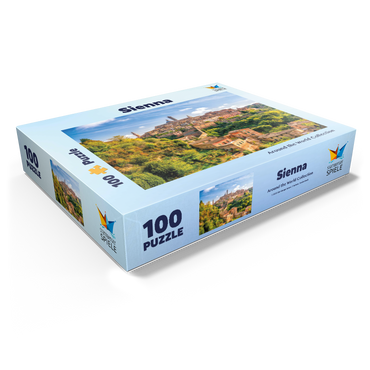Panorama of Siena - Tuscany, Italy 100 Jigsaw Puzzle box view1