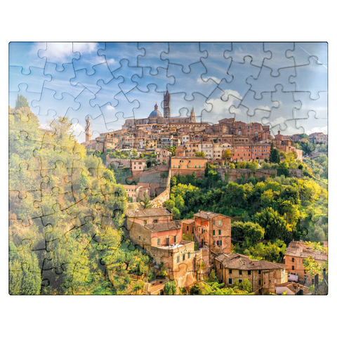puzzleplate Panorama of Siena - Tuscany, Italy 100 Jigsaw Puzzle